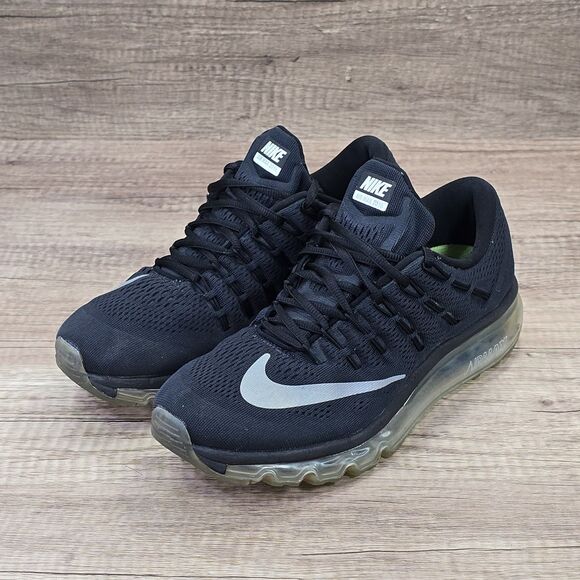 Nike Air Max 2016 Men's Size 6 Women's Size 7.5 Black Running Shoes (806771-001) - Picture 9 of 9